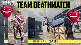 Team deathmatch na mapie cage skinem Battery-Valentine.