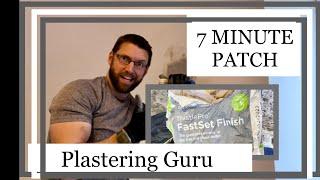 How to patch a hole in 7 minutes PLASTERING GURU