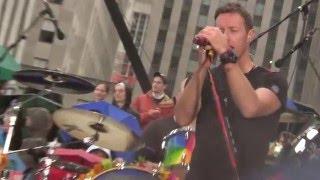 COLDPLAY - "A Sky Full Of Stars" - live in New York City at the TODAY Show - March 14, 2016 [HD][HQ]