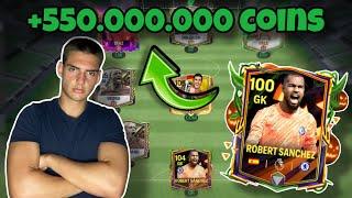 CUM Am Facut 550.000.000 Coins Cu ROBERT SANCHEZ?!-Team Upgrade-FC Mobile Romania