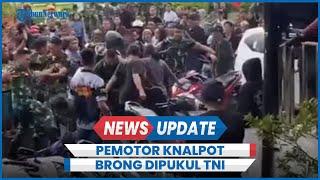 Kronologi Ricuh Pengantar Jenazah Depan Markas TNI Manado Dipicu Knalpot Brong