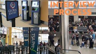 Global Entry Airport Interview  International Flight ️