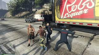 Gta 5 NPC Street fight