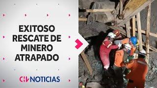 Así fue el EXITOSO Y EMOCIONANTE RESCATE de minero atrapado a 260 metros bajo tierra en Arica