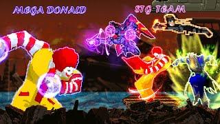 [KOF MUGEN] Mega Donald VS STG Team