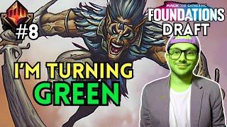 Help! I Can't Stop Drafting Green! | Foundations Draft | MTG Arena