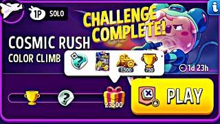 cosmic rush color climb blow em up solo challenge | match masters | very easy challenge