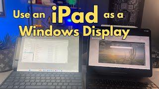 How to Use an iPad as a Second Windows Display