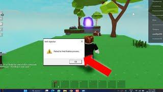 A new way to fix the error "roblox process not found krnl