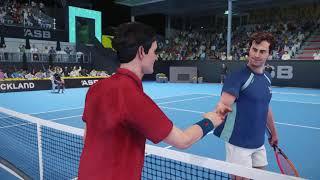 [TopSpin 2k25]  Federer vs Murray Gameplay | Auckland