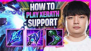 LEARN HOW TO PLAY XERATH SUPPORT LIKE A PRO! - DRX Beryl Plays Xerath Support vs Soraka! |