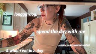 i lost 26lbs, so spend the day with me +see what i eat.. longgg vlog