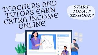 International Teacher Tutor Side Hustle - Work From Home - World Wide - Teach / Tutor