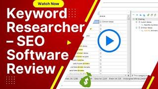 Keyword Researcher Pro Review – SEO Software