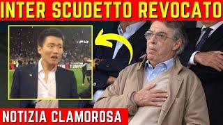 SCONVOLGENTE HANNO SCOPERTO TUTTO INTER REVOCA SCUDETTO E SECONDA STELLA