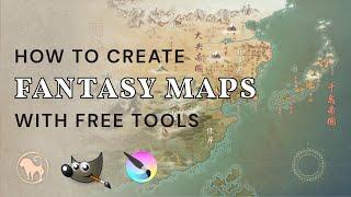 How to Create Fantasy Maps with Free Tools (GIMP, Krita)