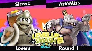 Level Up Summer Smash #5 - Sirirwa (DDD) vs. ArtéMiss (King K. Rool) - LR1