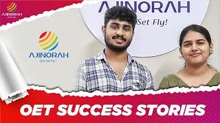 OET SUCCESS STORIES | AJINORAH | OET | IELTS | GET SET FLY