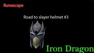 Runescape road to slayer helmet #3 Iron Dragons