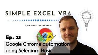 Google Chrome Automation using Selenium Basic - Simple Excel VBA