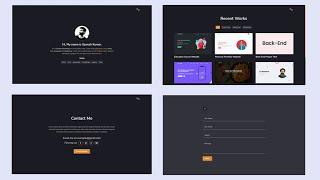 Portfolio Website using Html Css & Javascript | Responsive