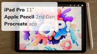 Opening NEW iPad Pro 11 inch, Apple Pencil 2, and Procreate 2019 for Designers #DesignLife