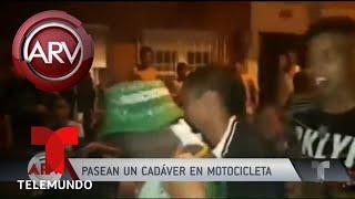 Pasean a un cadáver en moto el día de su entierro | Al Rojo Vivo | Telemundo