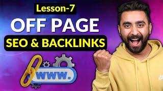 Lesson 7: Off-Page SEO & Backlinks (STEP BY STEP TUTORIAL)