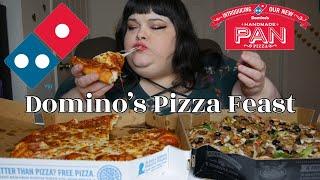 Domino's Pizza Feast Mukbang Eating Show