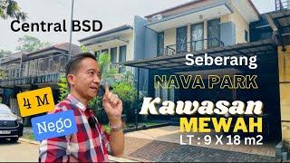 RUMAH SIAP HUNI di SEBERANG NAVAPARK, CENTRAL BSD, HARGA MURAH BANGAT