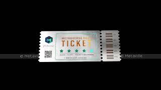 3D NFT ANIMATION #13:  Animated NFT Ticket  | 3D NFT Access Pass