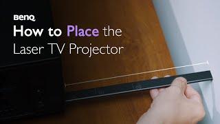 How to Place the Laser TV Projector | BenQ V7050i 4K Laser TV Projector Installation Guide