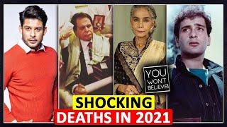 Bollywood Stars Shocking Death In 2021| Sidharth Shukla, Rajeev Kapoor, Dilip Kumar