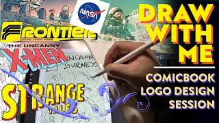 Comicbook Logo Design Session  Draw With Me