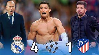 Real Madrid 4-1 atletico madrid Finale UCL 2014 CristianoExtended Highlights &Goals HD