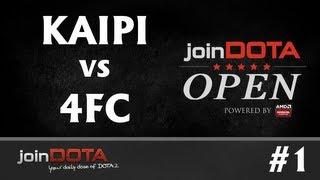 Kaipi vs 4FC Game 1 - joinDOTA Open Grand Final - TobiWan