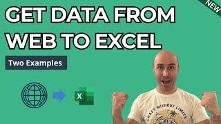 NEW Import Data from Web into Excel  (TWO Examples)