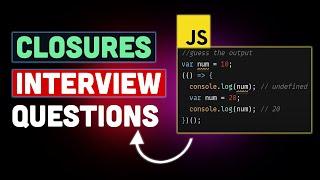 Master Closures with these 5 JavaScript Interview questions