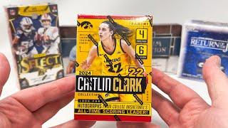 Ripping 2024 Panini CAITLIN CLARK Boxes HUNT for Autographs