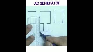 How to draw AC generator easily