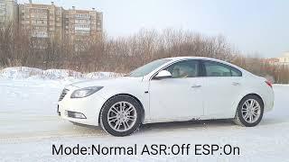 Тест полного привода Opel Insignia Haldex 4.Snow start  Opel Insigna