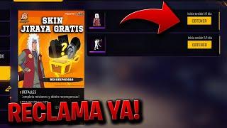 Free Fire Regala Skins JIRAYA Y MUCHOS REGALOS Evento Naruto Shippuden