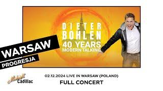 DIETER BOHLEN Live in Warsaw (Poland) 02.12.2024