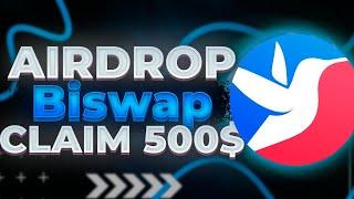 CRYPTO AIRDROP BEST 2024 | CLAIM 500$ Biswap TOKEN