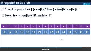 Interpolation Search