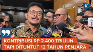 [FULL] SYL Heran Dituntut 12 Tahun Penjara, Klaim Uang Rp 44 M Bukan untuk Pribadi