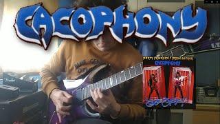 JASON BECKER (Cacophony) Black Cat Arpeggios (Sweep Picking) Section Camera Cover