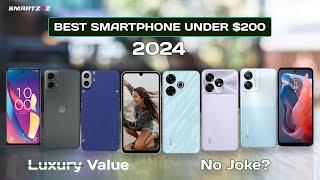 Top 8 Best Smartphones Under $200 in 2024: 5G, Camera, Performance BEASTS on Budget! #smartphone