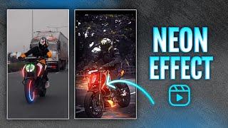 Bike Neon Effect Editing | Neon Effect Bike Reels Video Editing | Neon Glowing Effect