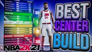 The BEST CENTER BUILD CREATION in NBA 2K21 CURRENT GEN... And It's The Last Build You Need!